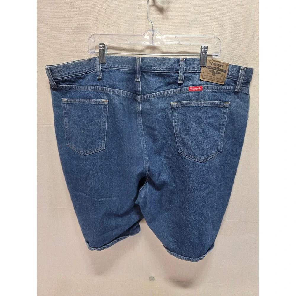 Wrangler Mens Relaxed Fit Denim Shorts Blue Cotton Size 48 606W1MS